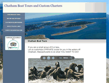 Tablet Screenshot of chathamboattours.com